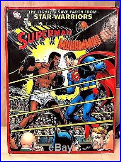 SUPERMAN VS MUHAMMAD ALI OVERSIZED signed EDITION HARDCOVER COMIC NEAL ADAMS