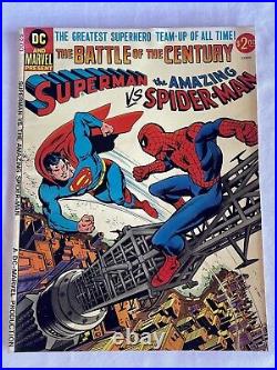 SUPERMAN VS. THE AMAZING SPIDER-MAN #1 (1976) TREASURY 1st Marvel DC Crossover