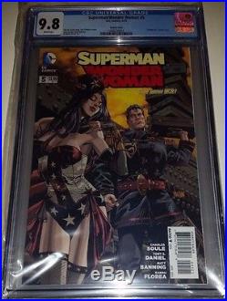 SUPERMAN WONDER WOMAN #5 125 STEAMPUNK VARIANT CGC 9.8 HTF Rare Comic Book