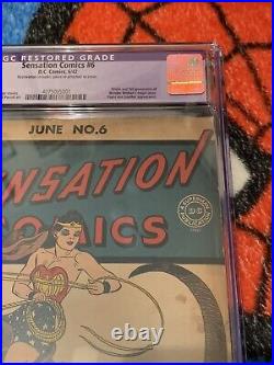Sensation Comics #6 First Appearance of Magic Lasso! Wonder Woman! Take A Look