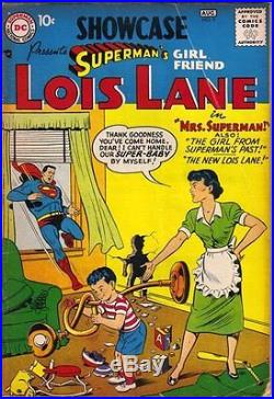 Showcase Comic Book #9 Superman's Girlfriend Lois Lane, DC Comics 1957 VERY GOOD