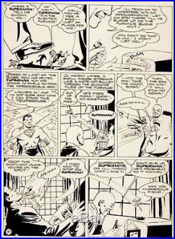 Shuster Studio GOLDEN AGE SUPERMAN PG 10 Original Art (1944)