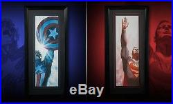 Sideshow Alex Ross Superman Imortal and Captain America Triumphant Prints