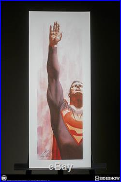 Sideshow DC Superman & Marvel Captain America Alex Ross Art Print signed Set