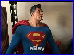 Sideshow Exclusive DC Superman Premium Format Statue Heat Vision Eyes Alex Ross