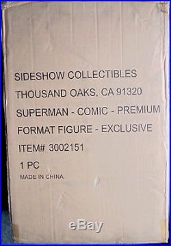 Sideshow Toys Superman Premium Format Figure Exclusive Edition New READ
