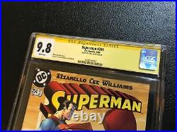 Signed 9.8 CGC JIM LEE SUPERMAN # 204 ss batman x-men psylocke wolverine joker 1
