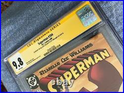 Signed JIM LEE 9.8 CGC SS SUPERMAN 204 batman wolverine brian azzarello dc x-men