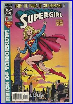 Signed Supergirl Reign Of Tomorrow 1st Ed June Brigman DC Comics #1 Coa Not Read