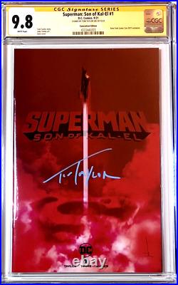 Signed Superman Son Kal-El Jock NYCC Variant CGC SS 9.8 #1 Signed by Tom Taylor