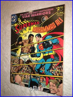 Signed by Ali Muhammad Ali vs Superman 1978 comic excellent condition