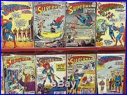 Silver Age DC SUPERMAN Lot/Run #s 149-218 (including 199 Flash Race!) 39 COMICS