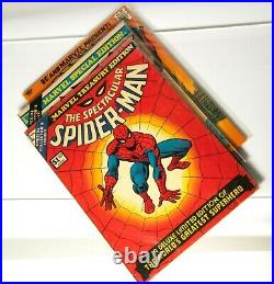 Spectacular Spider-Man Treasury Edition THREE (3) ISSUES! 1974 75 81 SUPERMAN