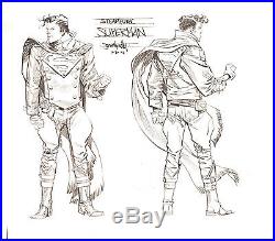 Steampunk Gotham Superman Unused DC Project Design Art 2011 Sean Gordon Murphy
