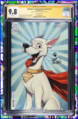 Summer of Superman #1 Chrissie Zullo Krypto Variant CGC SS 9.8
