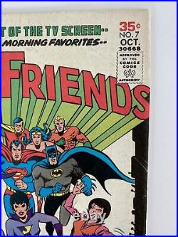Super Friends #7 by DC 1977 1st Appearance of WONDER TWINS comic book Raven