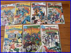 Super Friends Issues 1-7/1976/DC TV Comic/Includes Wonder Twins & Gleek debut