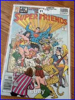 Super Friends Issues 1-7/1976/DC TV Comic/Includes Wonder Twins & Gleek debut