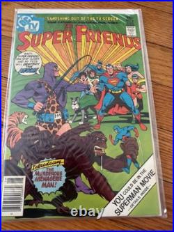 Super Friends Issues 1-7/1976/DC TV Comic/Includes Wonder Twins & Gleek debut