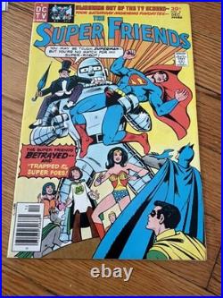 Super Friends Issues 1-7/1976/DC TV Comic/Includes Wonder Twins & Gleek debut