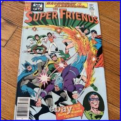 Super Friends Issues 1-7/1976/DC TV Comic/Includes Wonder Twins & Gleek debut