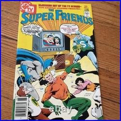 Super Friends Issues 1-7/1976/DC TV Comic/Includes Wonder Twins & Gleek debut