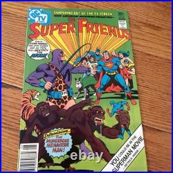 Super Friends Issues 1-7/1976/DC TV Comic/Includes Wonder Twins & Gleek debut
