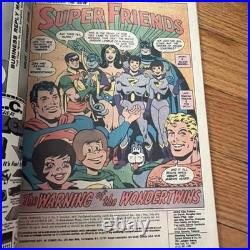 Super Friends Issues 1-7/1976/DC TV Comic/Includes Wonder Twins & Gleek debut