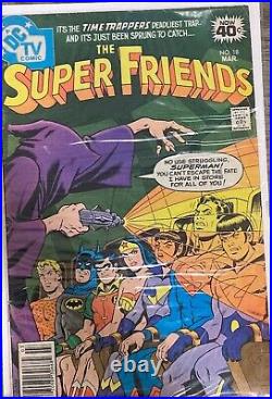 Super Friends LOT 9 Comics DC 12 16 18 19 30 31 39 43 45
