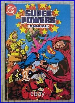 Super Powers Annual, Superman, Flash, Hardcover, Hc, DC Comics, 1984