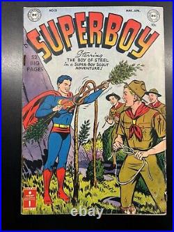 Superboy #13 1951 Super Boys workshop