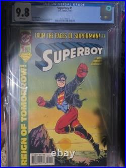 Superboy #1 (DC Comics February 1994), CGC 9.8 Near Mint / MINT