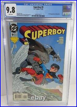 Superboy #9 CGC 9.8 1st Appearance Of King Shark Suicide Squad 2 DC Comic Book