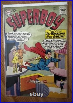 Superboy DC Comics Lot of 21 Silver Age 10c and 12c Books From Private Collector