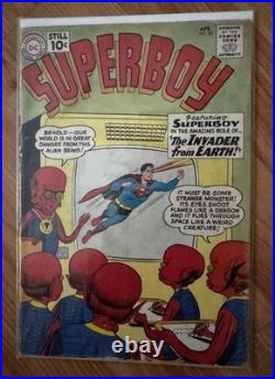 Superboy DC Comics Lot of 21 Silver Age 10c and 12c Books From Private Collector