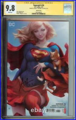 Supergirl #26 CGC SS 9.8 Auto Artgerm Signed Variant