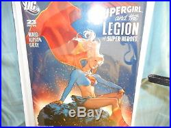 Supergirl And The Legion Of Super-heroes #23 Adam Hughes Variant Vf+/nm