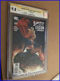 Supergirl and the Legion of Super-Heroes #23 9.8 CGC SS Adam Hughes Variant