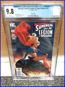 Supergirl and the Legion of Super Heroes #23 CGC 9.8 Hughes Variant Cover