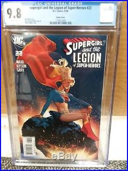 Supergirl and the Legion of Super Heroes #23 CGC 9.8 Hughes Variant Cover