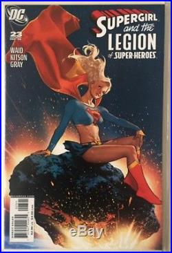 Supergirl & the Legion of Superheroes 23 Adam Hughes Variant HTF 9.8 NM/NM+