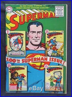 Superman #100 DC 1955 100th Issue Check out our Comic Books for SALE