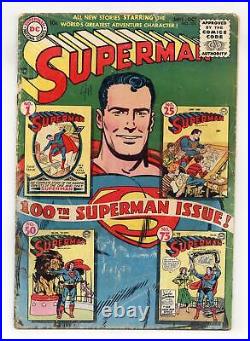 Superman #100 FR 1.0 1955