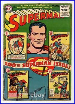 Superman #100 GD 2.0 1955