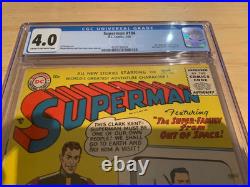 Superman # 104 Cgc 4.0 1956