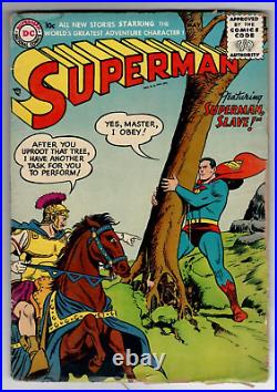 Superman # 105 (3.0) 5/1956 D. C. 10c Begin Silver-Age Mr. Mxyzptik App