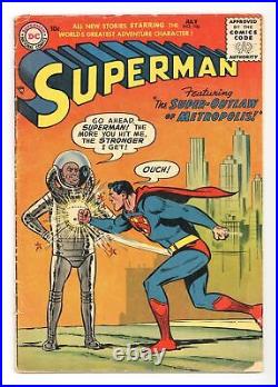 Superman #106 GD/VG 3.0 1956