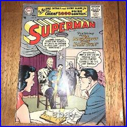 Superman #109 1956 Superman's Powers Stolen