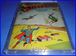 Superman #10 CBCS 3.0 with OWithW pages from 1941! DC Comics Golden Age Not CGC