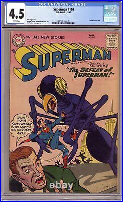 Superman #110 CGC 4.5 1957 2058268012